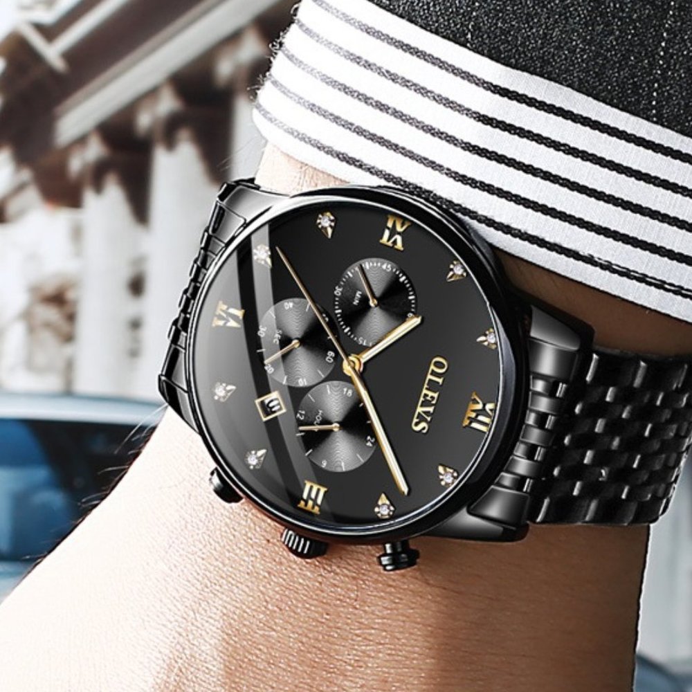 9-1 Men's Sport Waterproof Luminous Watch